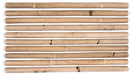 10 Rattanstöcke, Stöcke, Escrima, Stockkampf, Arnis, Kampfsport, Tanz, Theater (65 Zentimeter, 24/26)