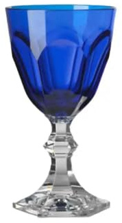 Mario Luca Guti 6 Wasserkelche blau Polycarbonat
