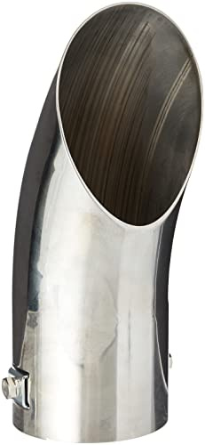 Simply ETC76 Auspuffblende aus Edelstahl, silberfarben