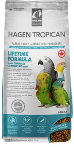 Tropische Lifetime Vogel Futter - Limettengrün, 820g