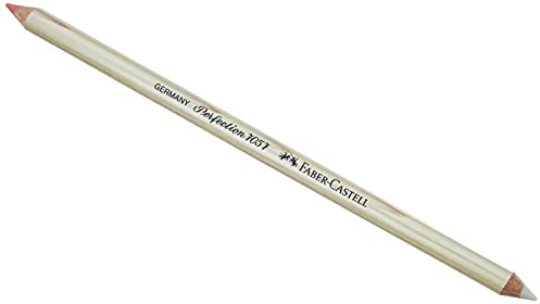 Faber-Castell 185712 - Radierstift Perfection 7057, doppelseitig Beige 1 Stück (1er Pack)
