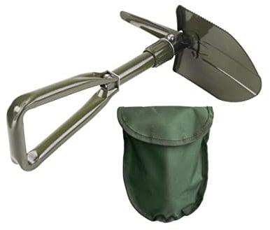 Meister Klappspaten - Multifunktionales Werkzeug mit Gürteltasche - Hacke, Spaten, Säge - Ideal für Outdoor und Camping