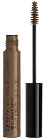NYX Professional Makeup Tinted Brow Mascara, Getönte Augenbrauen-Mascara, Augenbrauenfarbe, Cremige Gel-Textur für volle, geformte Brauen, 6,5 ml, Farbton: Brunette