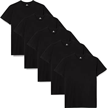 Lower East Basic Rundhals T-Shirts für Herren 3er I 5er I 10er Pack aus 100% Baumwolle in vielen Farben