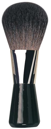 da Vinci, CLASSIC, Puderpinsel mit Standfuß oval, Naturhaare | Extrafeine Ziegenhaare – perfekt abgestimmt für präzises Auftragen von gepresstem und losem Puder.