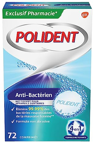 Polident Antibakterieller Reiniger für teilweise oder komplette Zahnprothesen