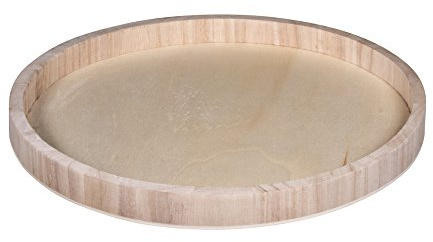 Rayher 62731000 Holz-Tablett, FSC Mix Credit, 30cm ø