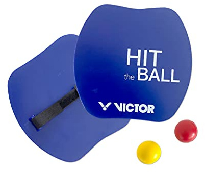 VICTOR Federball Badminton Freizeit Strand Brettschläger HITBALL SET - 742/0/0