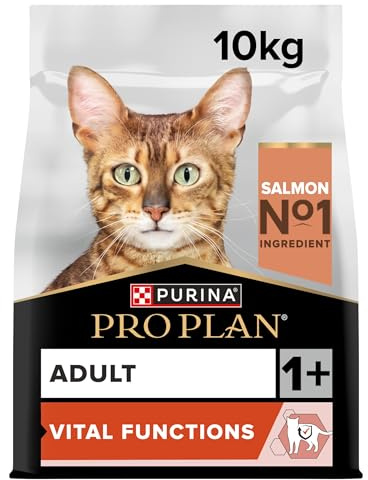 Pro Plan Cat Katzentrockenfutter Adult Lachs 10 kg, 1er pack (1 x 10 kg)