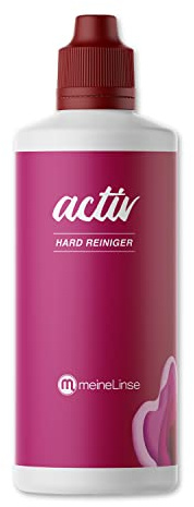 meineLinse activ Hard Linsenreiniger für harte und formstabile Kontaktlinsen - Hartlinsenreiniger in Premiumqualität - 30ml Kontaktlinsenfüssigkeit