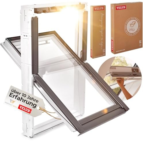 Velux Dachfenster Kunststoff Thermo-Technology (55 x 78) mit Eindeckrahmen