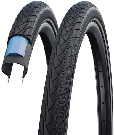 Schwalbe Marathon Plus Fahrradreifen – 28x1.75-47-622 – der unplattbar-Reifen für Fahrräder - SmartGuard