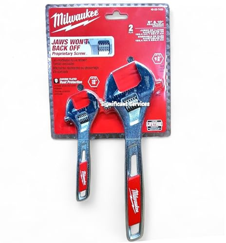 Milwaukee 48227400 6/25,4 cm Rollgabelschlüssel 8524100 Posten ? Silber/Rot