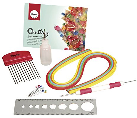Rayher 67037000 Quilling Starter Set, PVC-Box 1Set