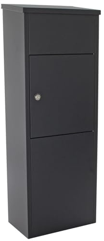 Profirst Mail PM 1100 Standbriefkasten Paketbriefkasten Zylinderschloß mit 2 Schlüssel verzinktes Stahlblech Rückholsperre inkl. Verankerungsmaterial