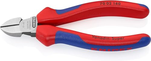 KNIPEX Seitenschneider mit Mehrkomponenten-Hüllen 140 mm, 70 02 140