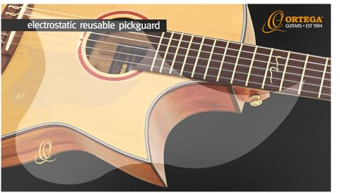 Ortega Guitars OERP Schlagbrett elektrostatisch | für Akustikgitarre mit Hochglanz-Finish, elektrostatisch, wiederverwendbar