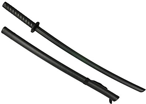 PTL Sports Bokken aus Kunststoff – 99 cm Übungsschwert für Kampfsport & Schwertkampf – 570g schweres Trainingsschwert für realitätsnahes Üben – Robustes Samuraischwert inkl. Saya