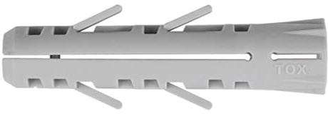 TOX Spreizdübel Barracuda 6 x 30 mm, Dübel für Vollbaustoffe, 100 % Nylon, 100 Stück, 013100041