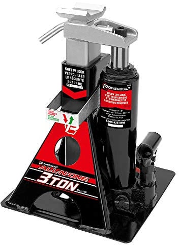 Powerbuilt 3 Tonnen, Wagenheber und Wagenheberständer in einem, 2721,6 kg All-in-One Auto Lift, Heavy Duty Fahrzeug Unijack, 640912