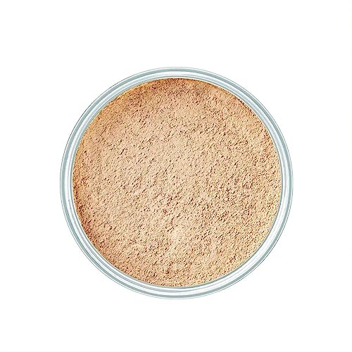ARTDECO Mineral Powder Foundation - Schützendes, loses Puder in kompakter Form für ein ebenmäßiges, zart mattiertes Finish - 1 x 15 g