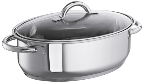 Schulte-Ufer 6768-30 Sicht-Bräter, 30 cm, 5,00 l Induktion, Silber