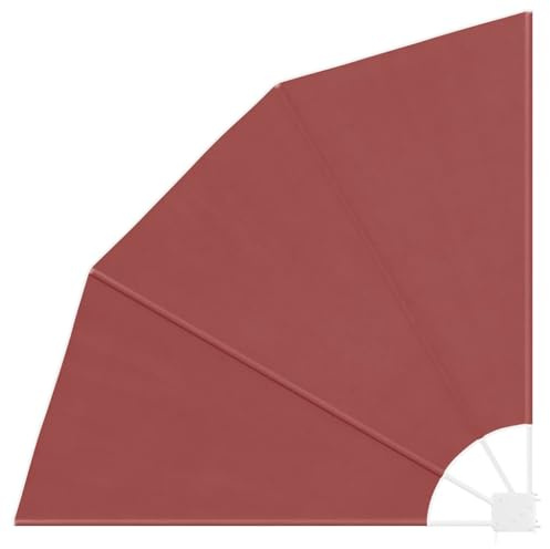 vidaXL Balkonfächer Terrakotta 140x140cm Seitenmarkise Sichtschutz Terrasse