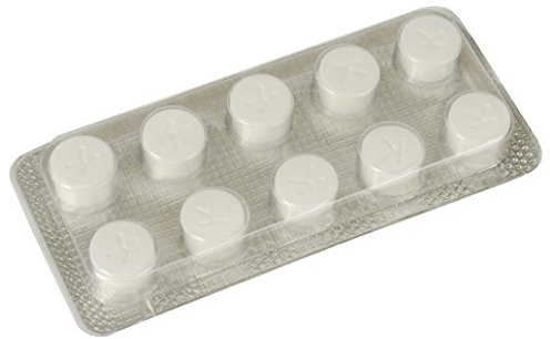 Krups Reinigungstabletten XS3000 | für alle Kaffeevollautomaten von Krups | 10 Stück | hygienische Komplett-Reinigung | einfache Verwendung, Transparent, Weiß