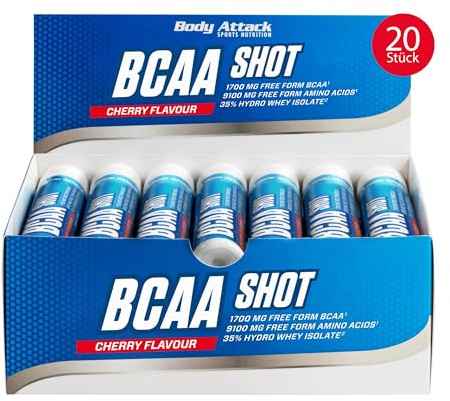 Body Attack BCAA Shots 20 x 25 ml Ampullen