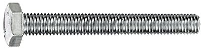 Connex Sechskantschrauben M10 x 60 mm, DIN 933, 1000 g, verzinkt, KL4081060