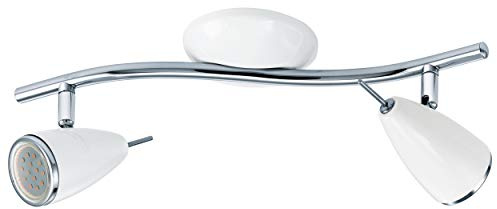 EGLO RICCIO 2 Spot, Stahl, GU10, 3 W, weiss, chrom