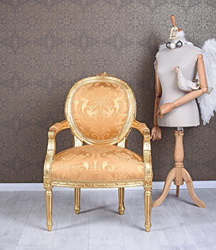 Königlicher Medaillon Sessel Barockstil cat521a06 Palazzo Exklusiv