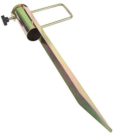 ProPlus Sonnenschirmhalter Sonnenschirm-Dorn 45cm Bodenhülse sehr stabil verzinkt Ø 35mm