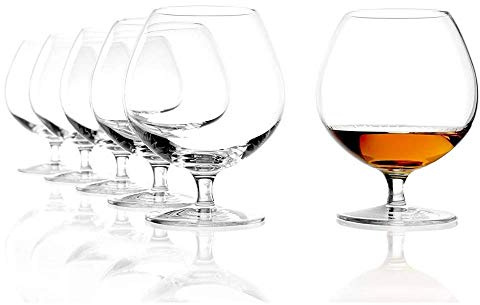 Stölzle Lausitz Cognacschwenker Cognacgläser Kristallglas 585 ml, 6er-Set | Cognacgläser und Brandygläser mit klassischer Schwenkerform, aus bleifreiem Kristallglas, stoßfest & spülmaschinengeeignet