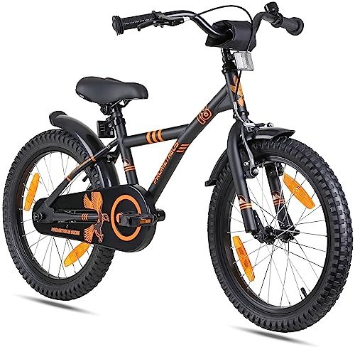 PROMETHEUS BICYCLES Hawk Kinderfahrrad 18 Zoll ab 5 Jahren, Rücktritt