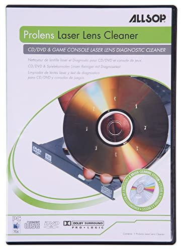 Allsop 59147 ProLens Laser Lens Diagnostic Cleaner for DVD and CD