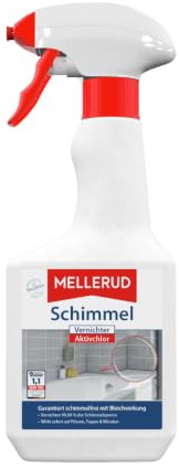 Mellerud Schimmel Vernichter Aktivchlor – Hocheffektives Spray zur Schimmelentfernung auf Fliesen, Fugen, Wänden, Decken u. v. m. – 1 x 0,5 l