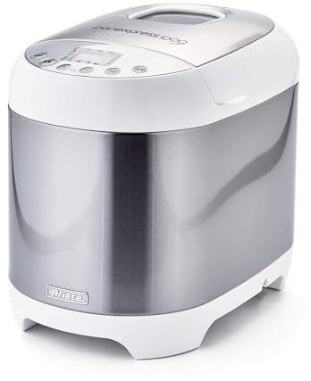 Ariete 133 Brotbackautomat, Automatisches Kneten, Aufgehen & Backen, 19 Programme, Für Frisches Hausgemachtes Brot, Marmeladen- Und Joghurtfunktion, Timer Für Programmstart, Panexpress 1000 Metal