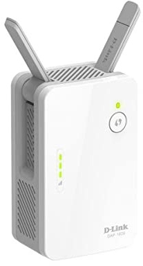 D-Link DAP-1620 AC1300 Wi-Fi Range Extender (bis zu 1300 Mbit/s, Dualband, 1x 10/100/1000 Mbit/s, LED-Signalstärkeanzeige, Repeater- oder AP-Modus, WPS-Taste, D-Link WiFi App)