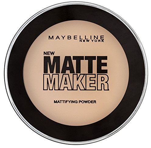 Maybelline New York Puder, Mattierend und langanhaltend, Matte Maker, Nr. 20 Natural Beige, 16 g