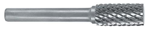 Ruko 116012 Hartmetall-Frässtifte HM Form A Zylinder (ZYA) ohne Stirnverzahnung 10 mm