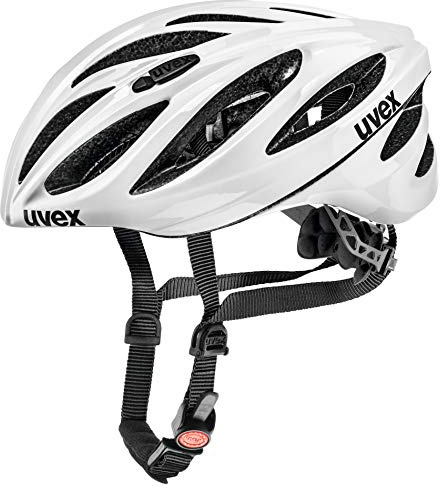 UVEX Helm Boss Race, White, 52-56 cm, 4102290215