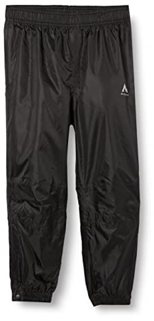 McKINLEY Unisex Kinder Longville Regenhose, Schwarz, 140 EU