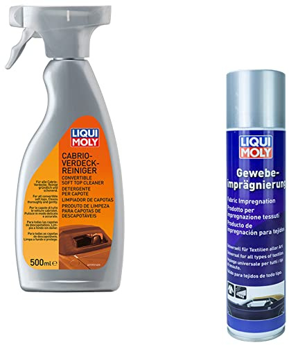 LIQUI MOLY Cabrio-Verdeckreiniger Textil Reiniger Cabrio 500 ml 1593 + Gewebe Im