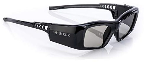Hi-SHOCK Bluetooth-Serie - aktive 3D Brille kompatibel mit Sony, Samsung, Panasonic 3D TV - komp. mit SSG-3570CR, TDG-BT500A, TY-ER3D5ME
