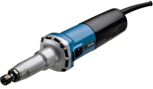 Makita GD0800C Geradschleifer 750 W, Blau, Grau
