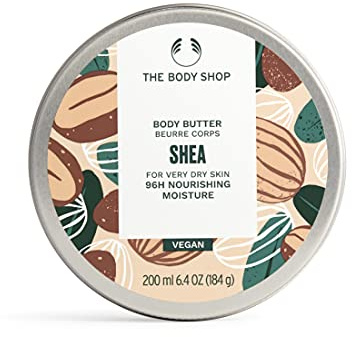 The Body Shop Shea Body Butter unisex, Shea Körperbutter 200 ml, 1er Pack (1 x 200 ml)