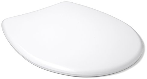 TATAY Toilettendeckel Universal | Ideal als Ersatz | Schnell abnehmbar, leichte Reinigung | Thermoplast | Einfache Befestigung | Ovale Form – Modell Standard – Weiß