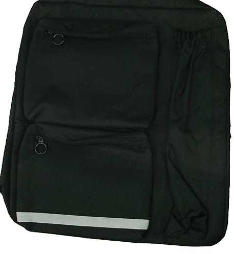 Homecraft Deluxe Scooter Bag, Zipped Pockets for Padded Storage, Waterproof Polyester, Storage for Crutches & Walking Sticks, (Eligible for VAT relief in the UK)