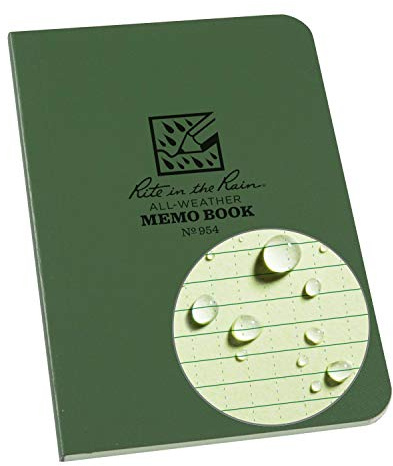 Rite in the Rain All-Wetter Field-Flex Notizbuch mehrfarbig One Size | 8,9 x 12,7 cm, Universalmuster, Nr. 954